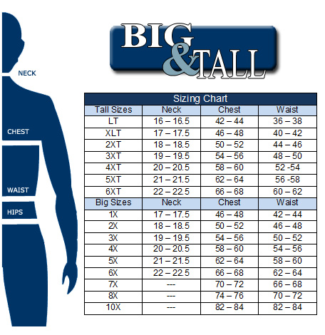 Men's Tall Size Clothing